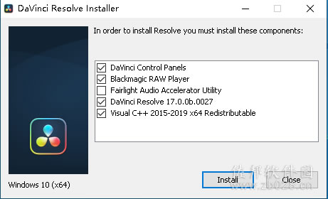 达芬奇Davinci Resolve17安装教程